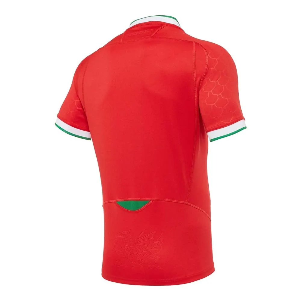 2020-2021 Wales Home Poly Replica Rugby Shirt