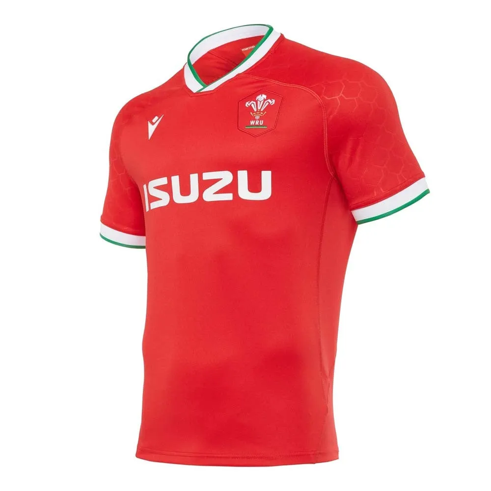 2020-2021 Wales Home Poly Replica Rugby Shirt