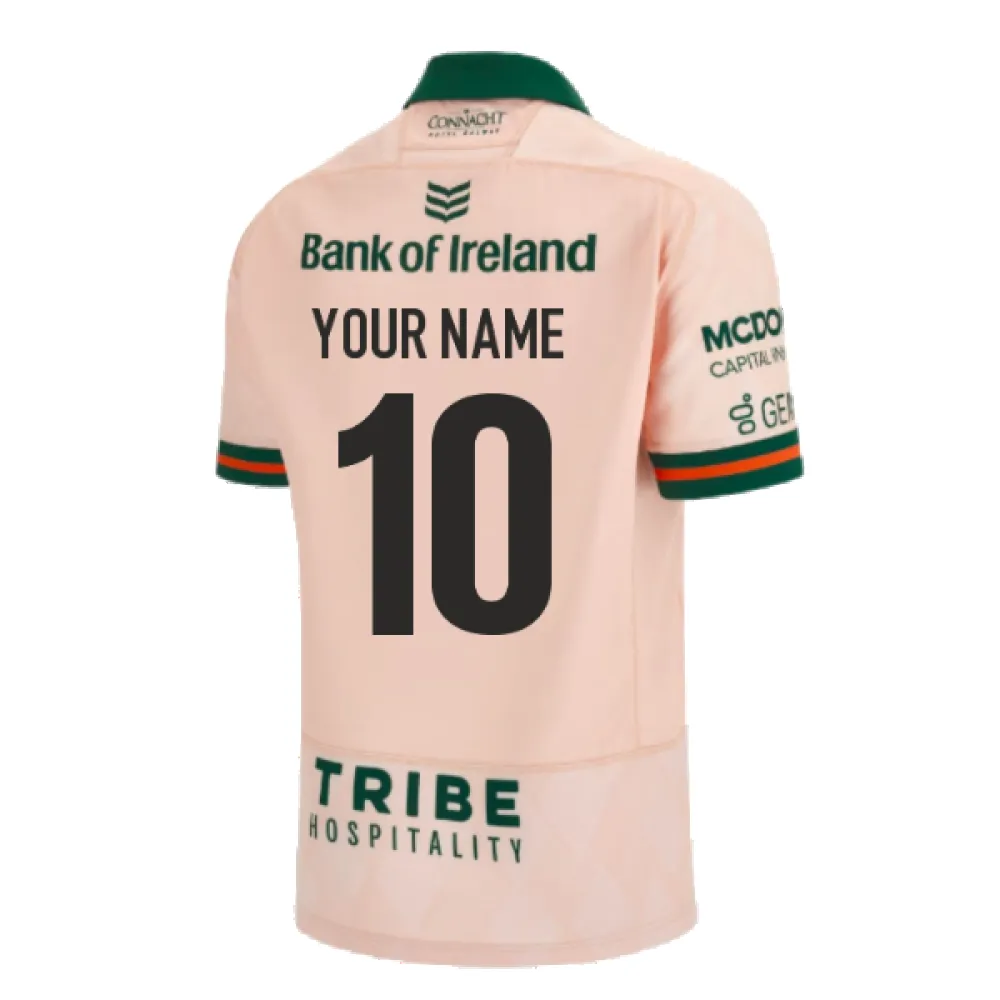 2023-2024 Connacht Rugby Away Replica Shirt (Your Name)