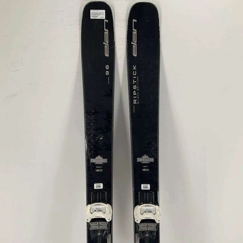 2023 Elan Ripstick 96 Black Edition w/ Tyrolia Attack 11 Demo Bindings *Epoxied Topsheet*