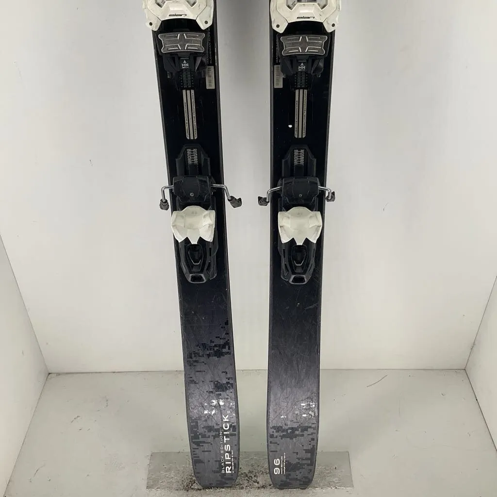 2023 Elan Ripstick 96 Black Edition w/ Tyrolia Attack 11 Demo Bindings *Epoxied Topsheet*