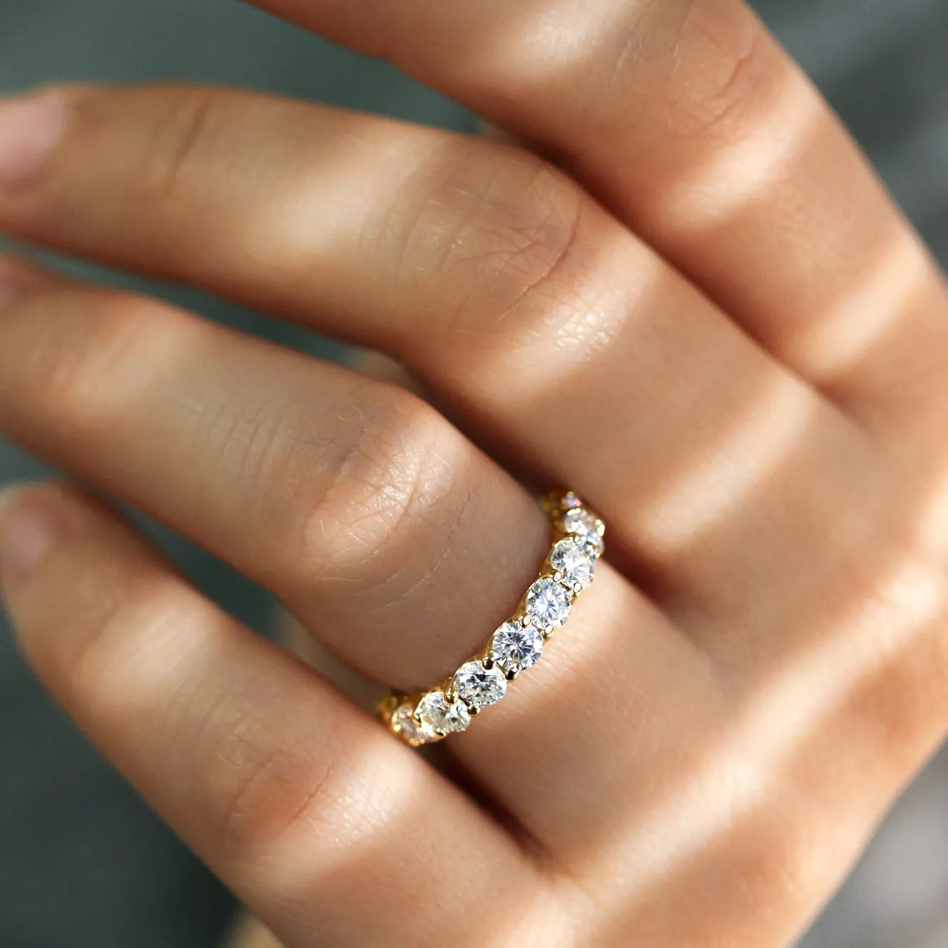 3ct TDW Diamond Eternity Ring - Size 7.5 Only