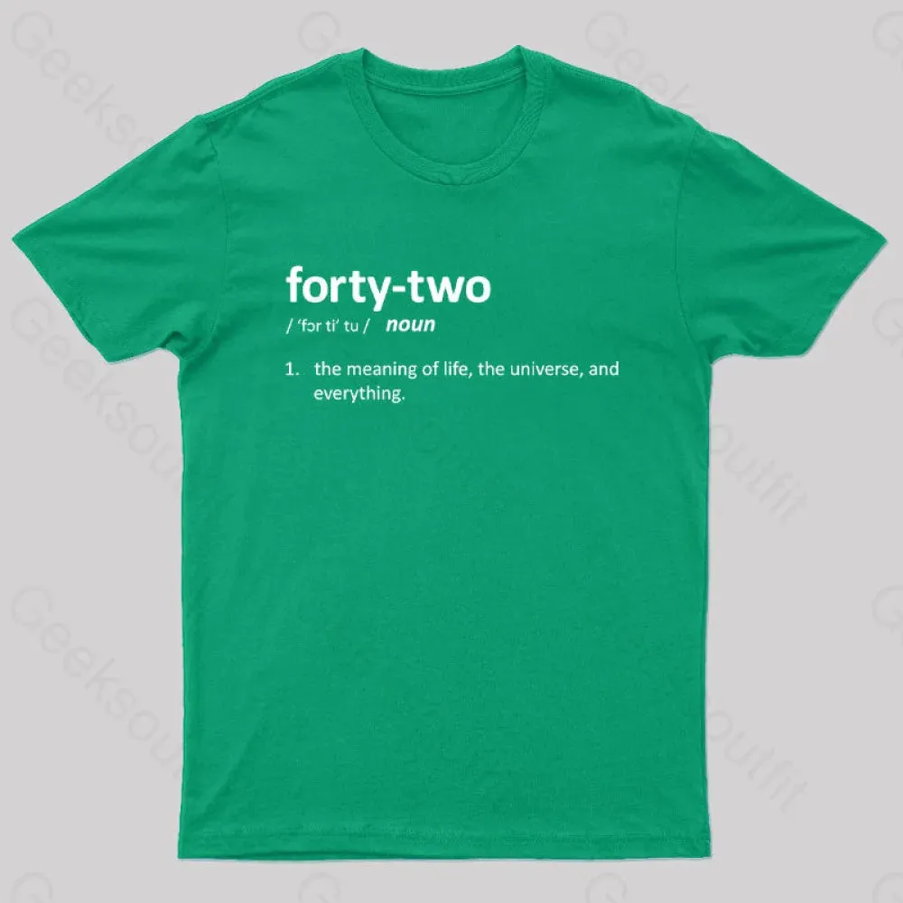 42 Definition Geek T-Shirt