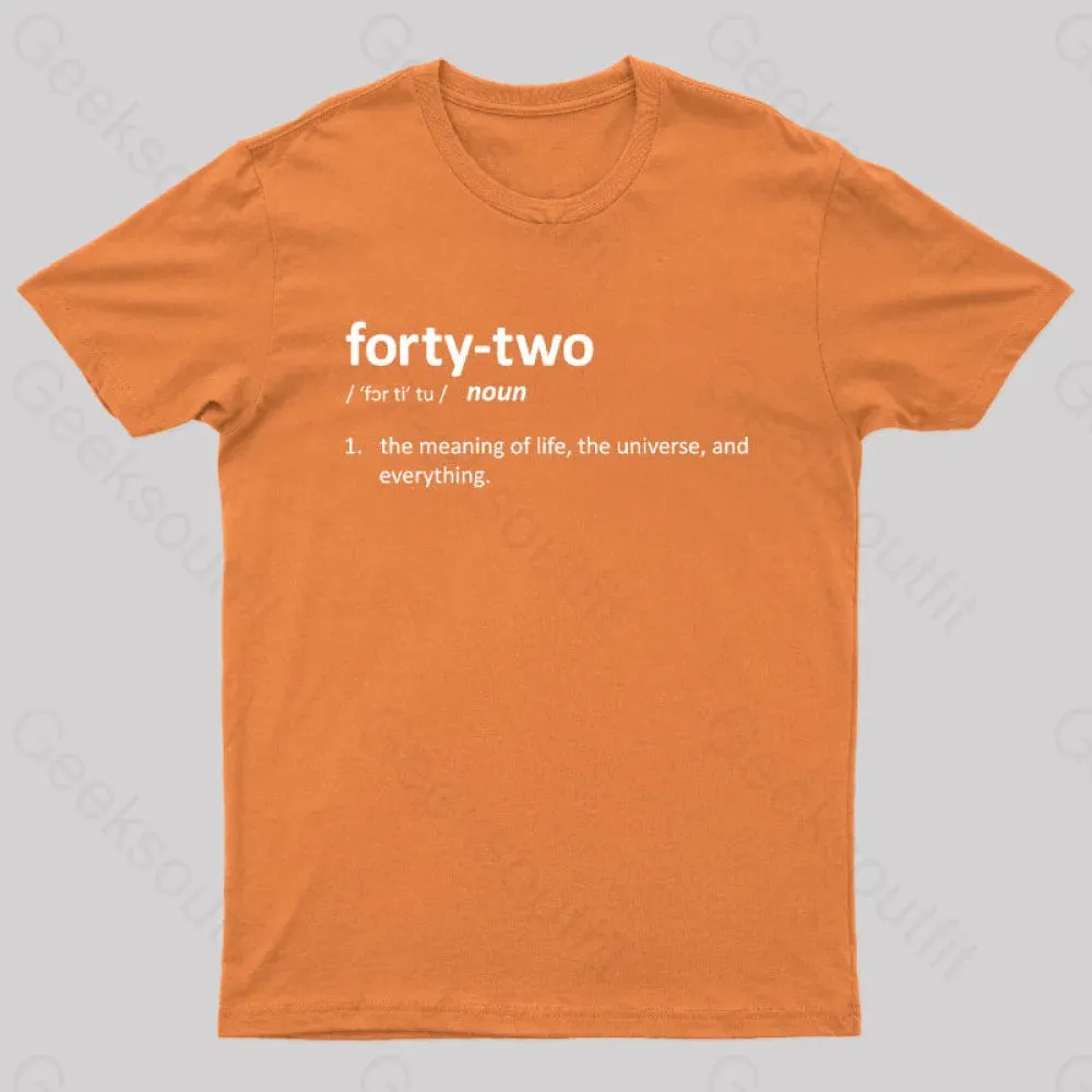 42 Definition Geek T-Shirt