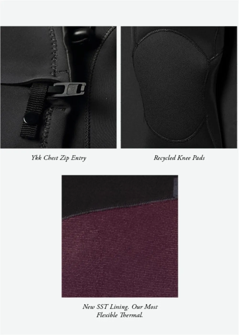 7 Seas Comp 3-2 Full Chest Zip Wetsuit