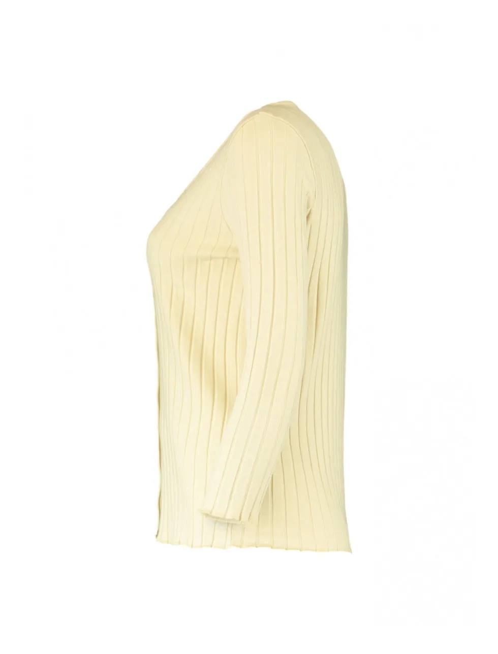Adriana Beige Ribbed Shirt