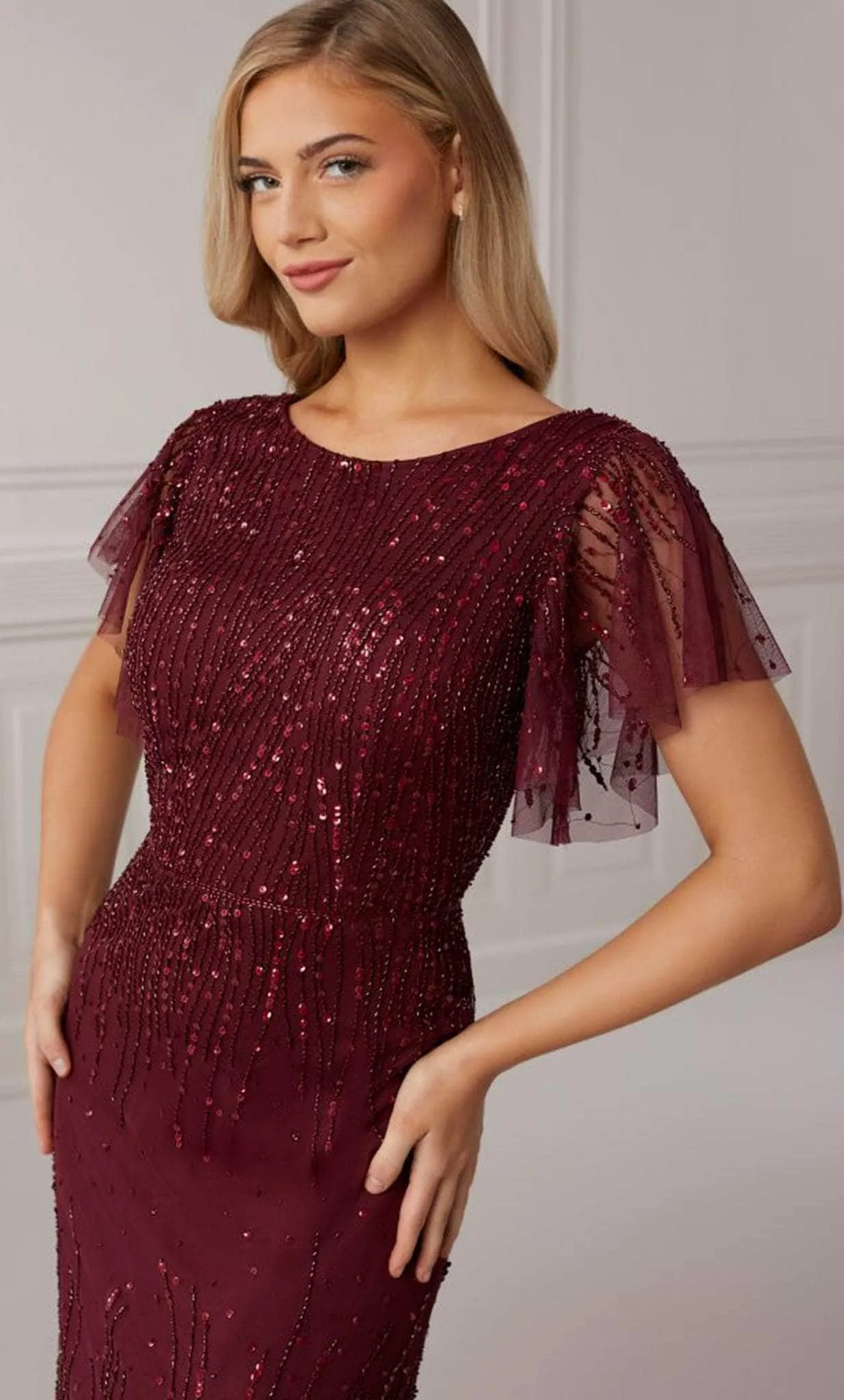 Adrianna Papell Platinum 40418 - Formal Full Length Evening Gown
