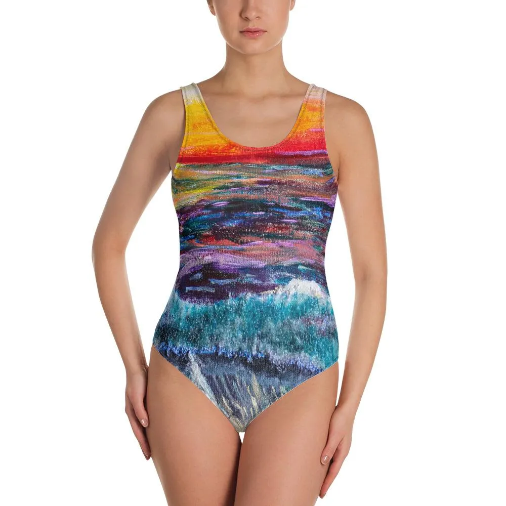 'All Creation Sings' One-Piece Swimsuit