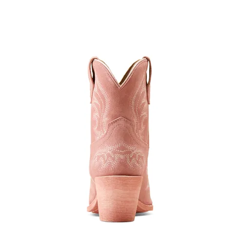Ariat Women's Chandler Pink Suede 7" Western Boot