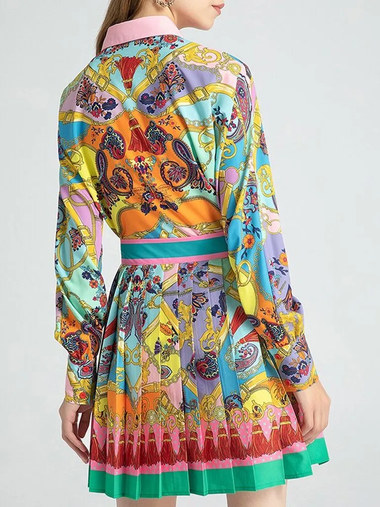 Armania Blouse and Skirt Set