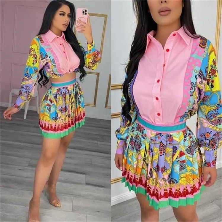 Armania Blouse and Skirt Set