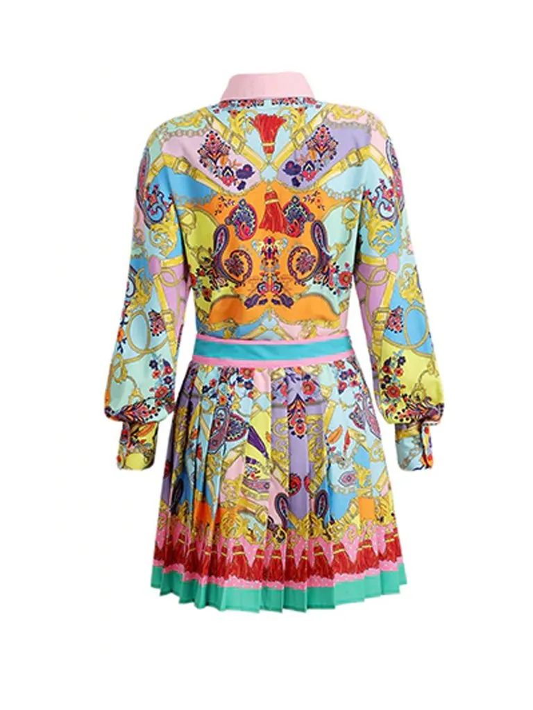 Armania Blouse and Skirt Set