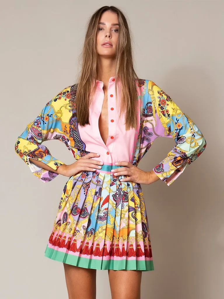 Armania Blouse and Skirt Set