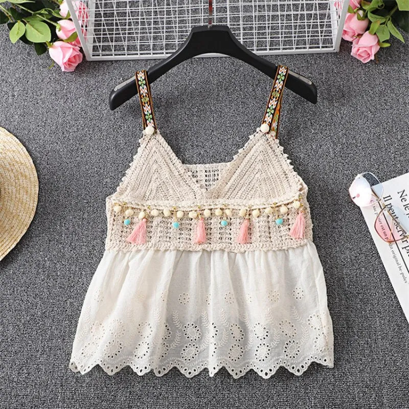 Aubrey crochet Top