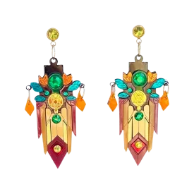 Autumn Art Deco Fall 🍁 - Earrings - Set of 2