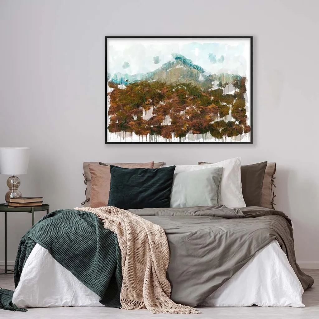 Autumn Mountain Views Framed Art