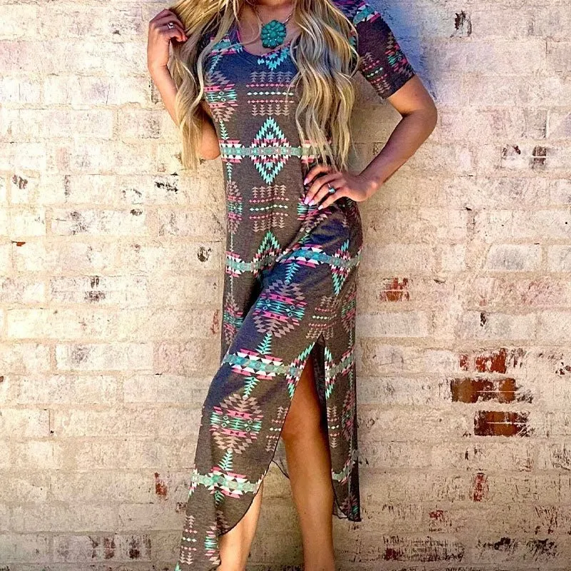 Aztec Heights Maxi Dress