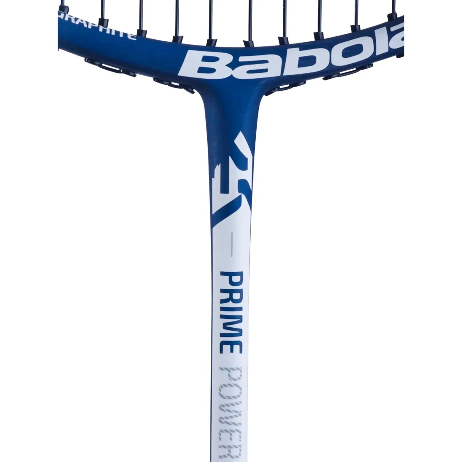 Babolat 174420 PRIME POWER Strung Badminton Racquet, Blue/Grey/White