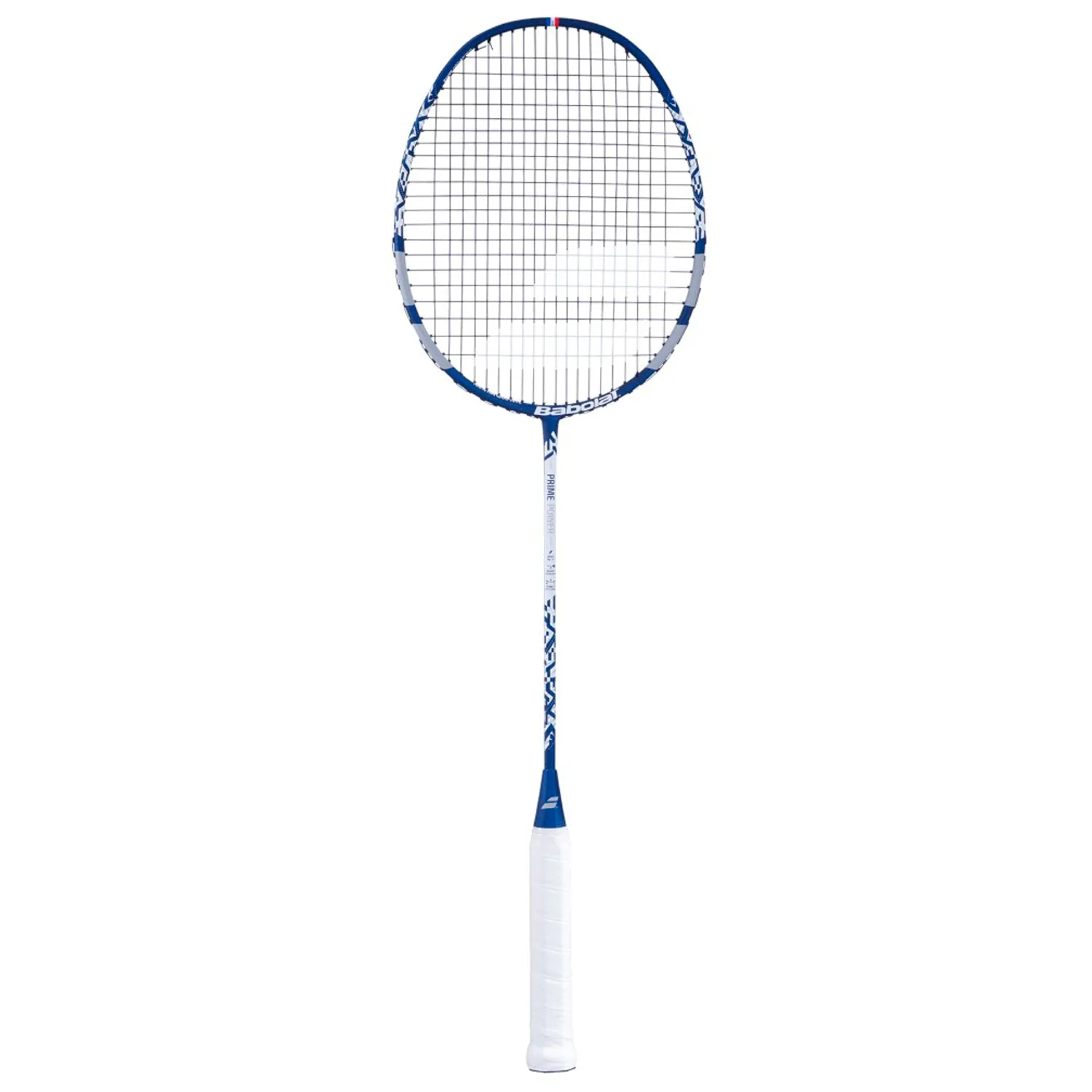 Babolat 174420 PRIME POWER Strung Badminton Racquet, Blue/Grey/White
