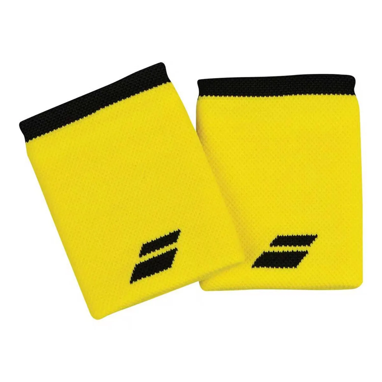 Babolat Logo Jumbo Wristband, Yellow/Black