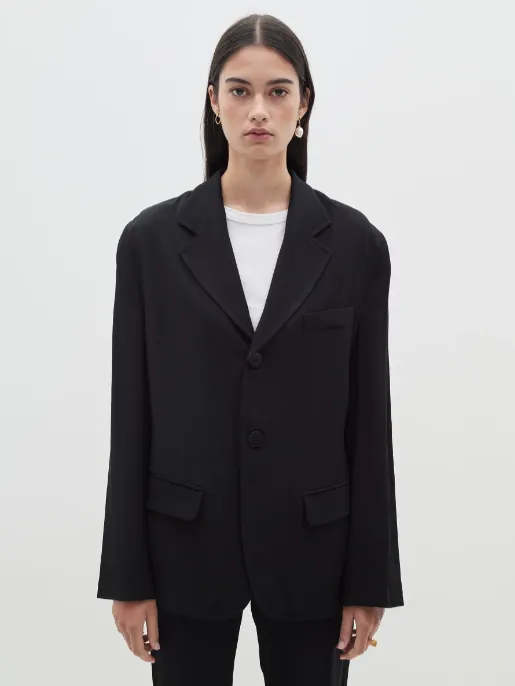Bassike Man Style Travel Jacket - Black