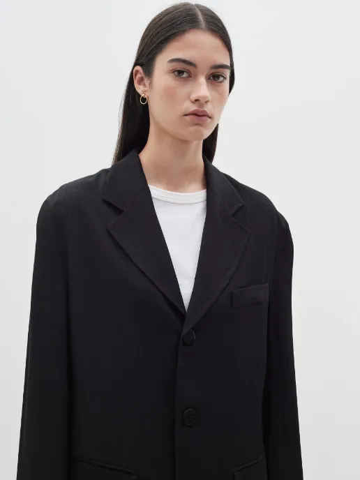 Bassike Man Style Travel Jacket - Black