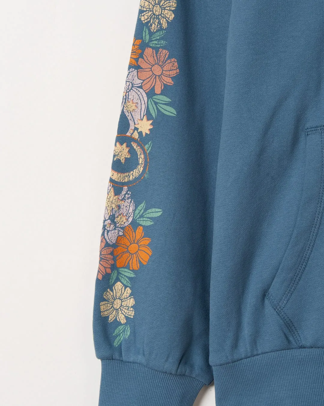 Better Days - Womens Pop Hoodie - Blue