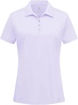 BGOWATU Women's Polo Shirts Golf Tennis Shirts Short Sleeve 3 Buttons Collared Casual Top UV Sun Protection Dry Fit