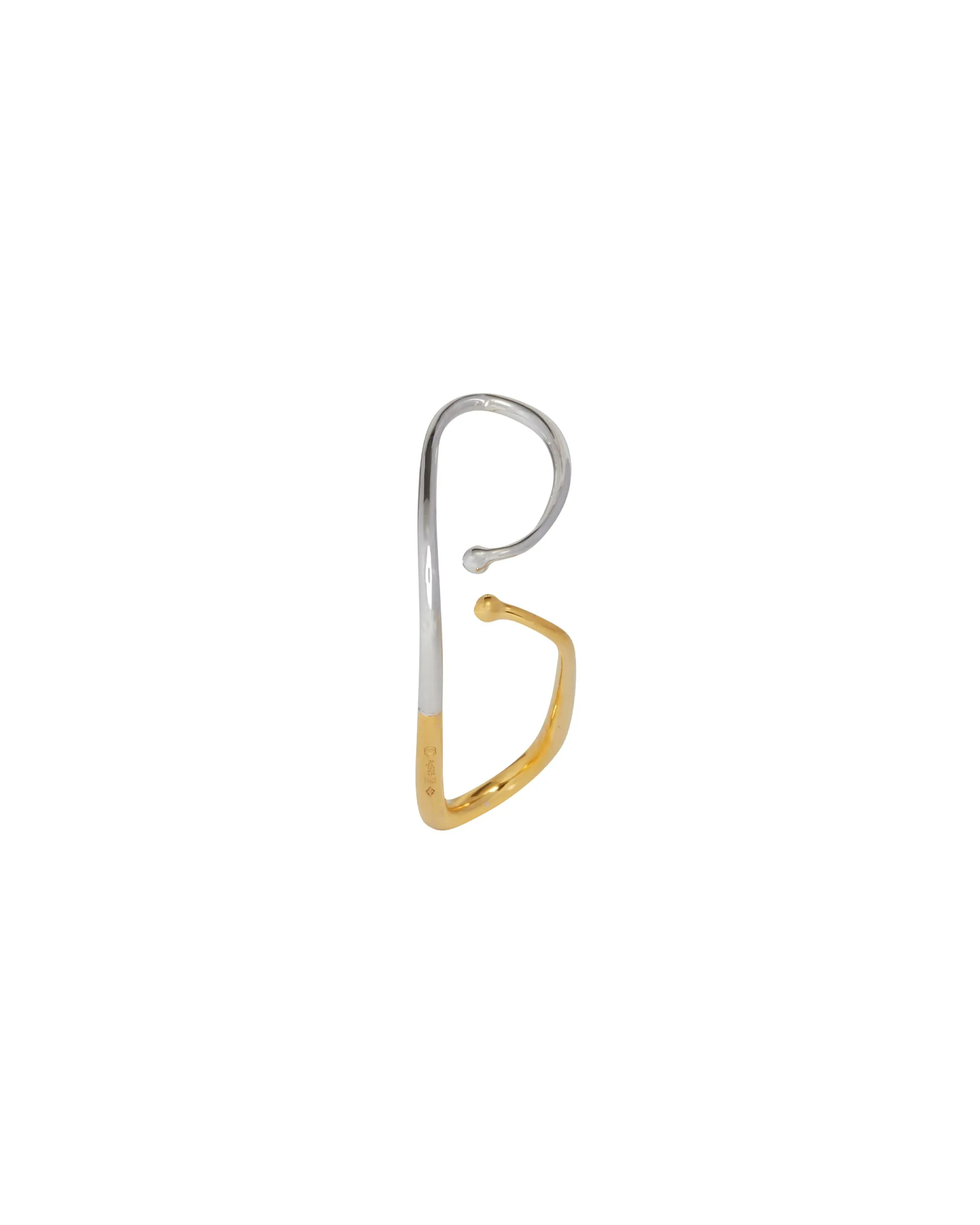Bicolor Mirage Earcuff