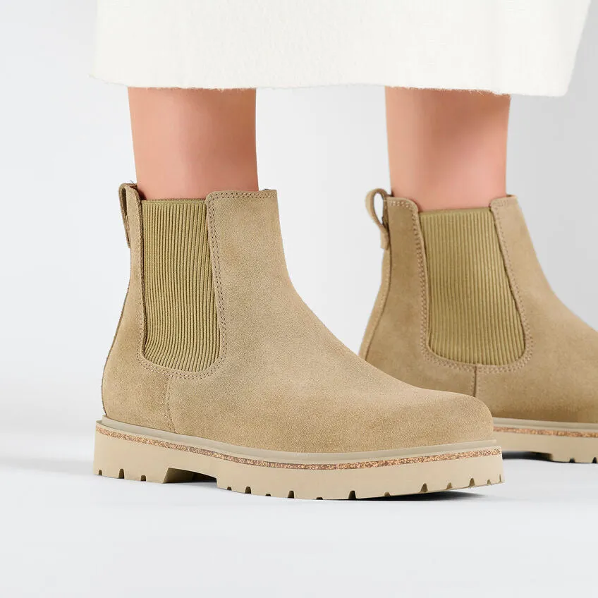 Birkenstock High Wood Deep Blue Boot - Taupe