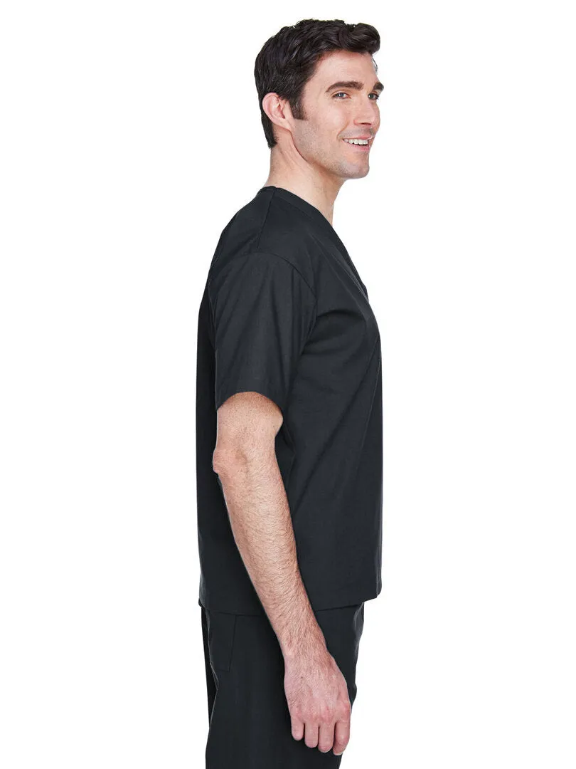 Black Harriton Adult Restore 4.9 oz. Scrub Top