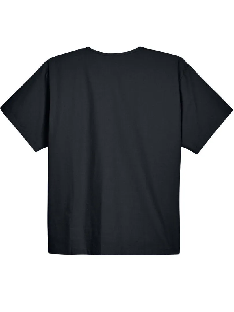 Black Harriton Adult Restore 4.9 oz. Scrub Top