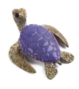Bronze Sculpture "Keiki - Purple" by Chris Barela