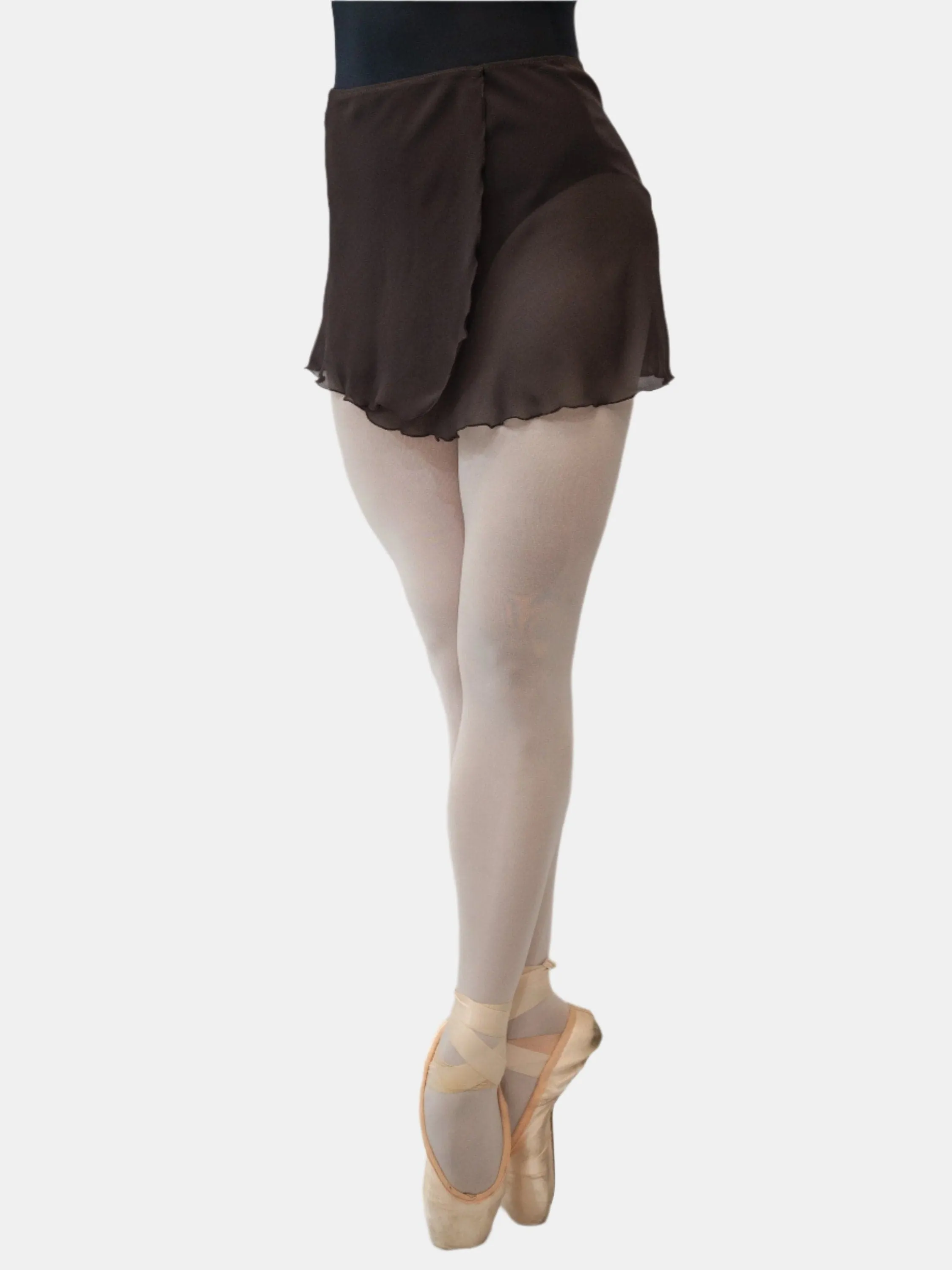 Brown Wrap Short Dance Skirt MP301