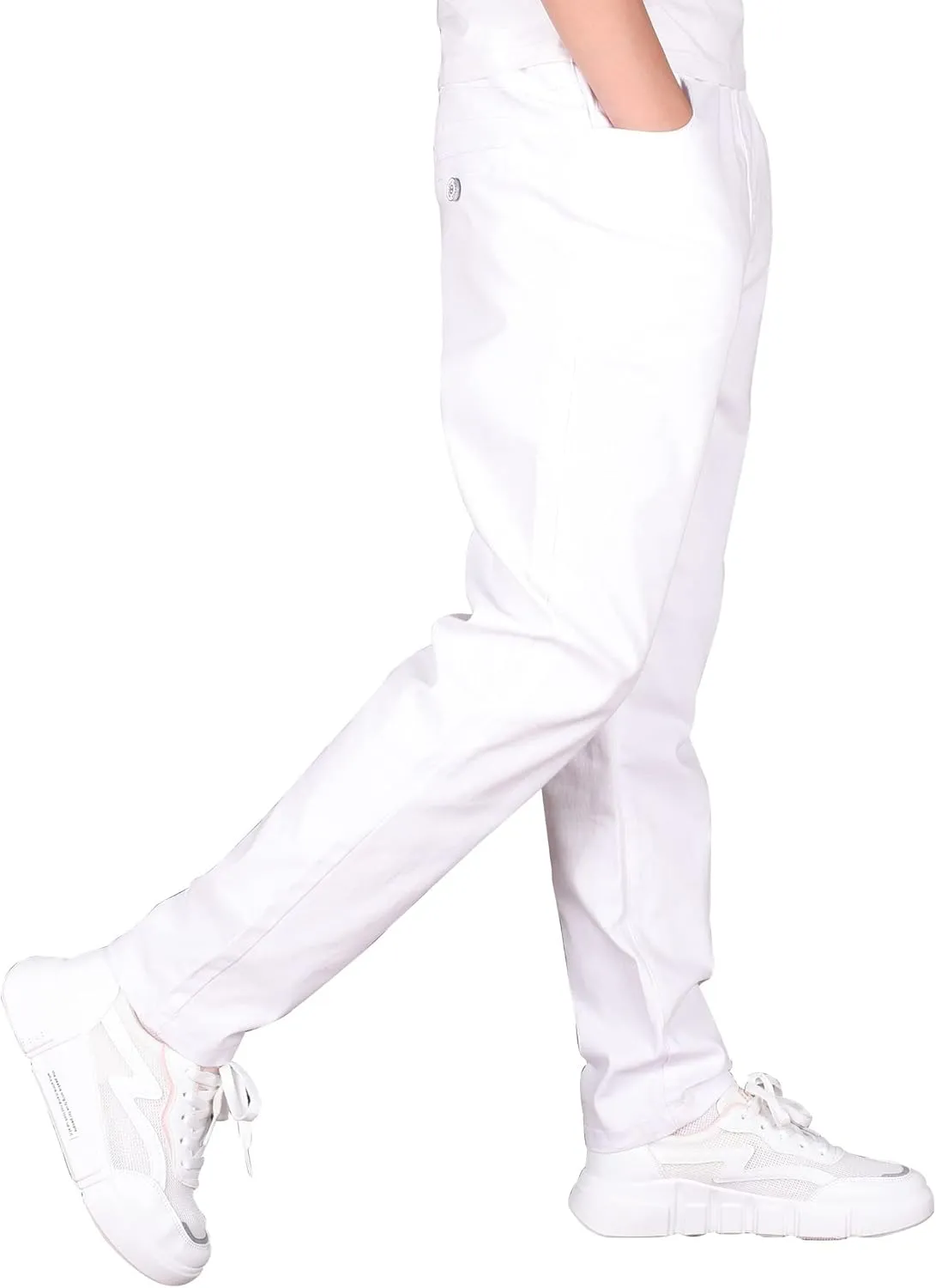 CAMLAKEE Boys' Stretch Pull on Chino Pants Kids School Uniform Yonth Twill Pants