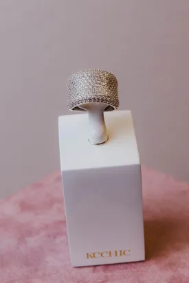 Celeste .925 Sterling Silver Wide-Band Ring