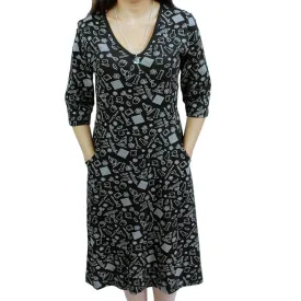 Chemistry Lab Equipments Fit & Flare Dress