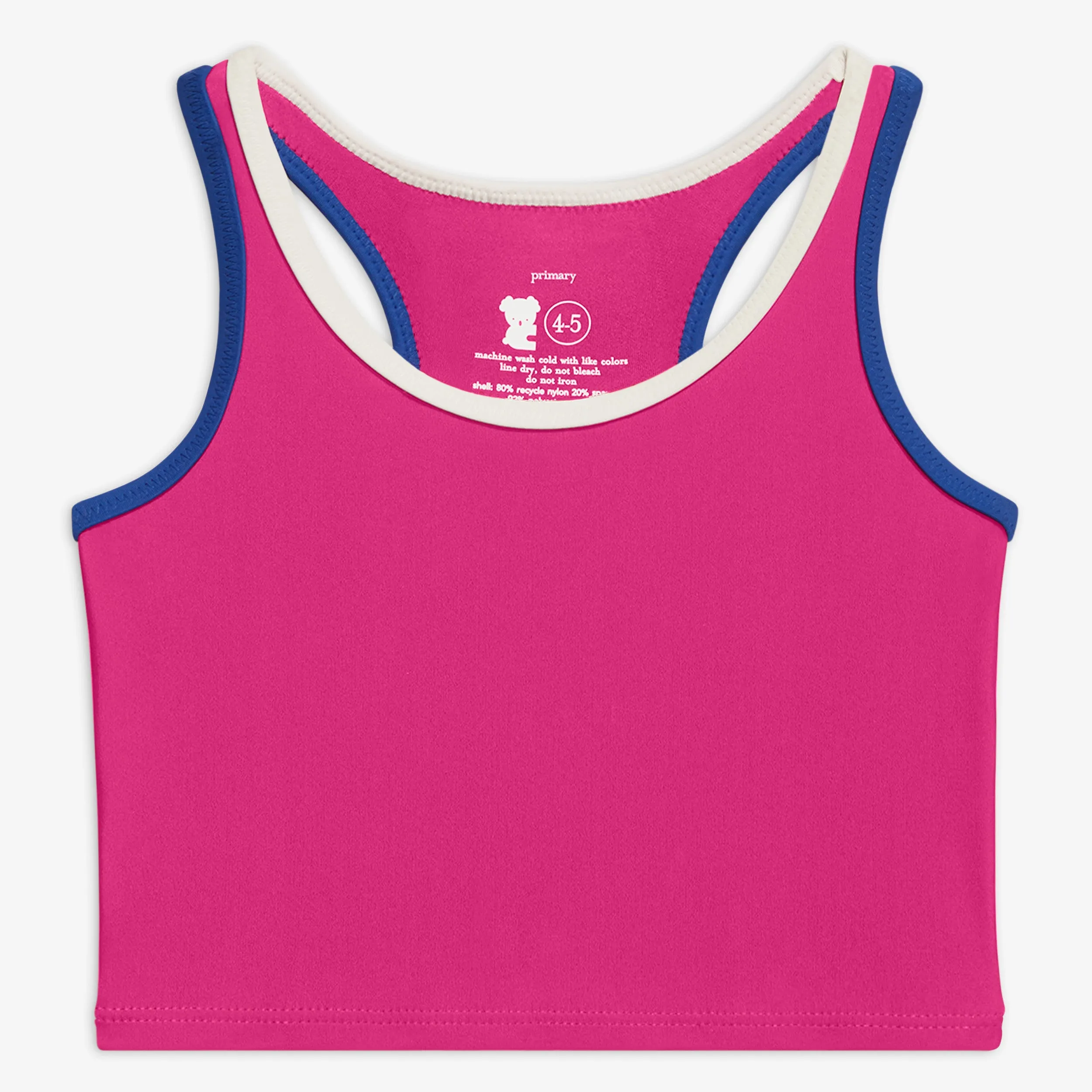 Clearance tipped swim top