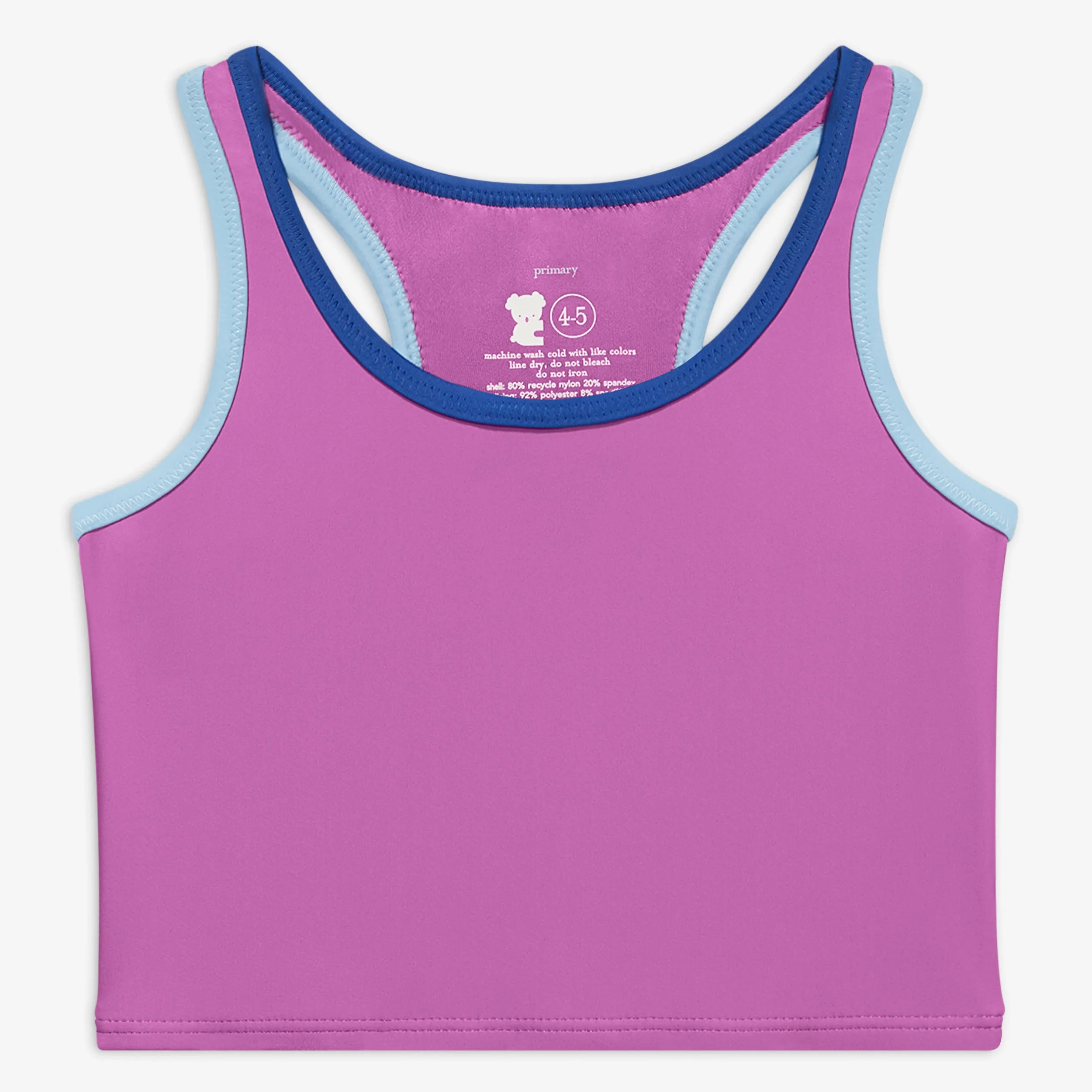 Clearance tipped swim top