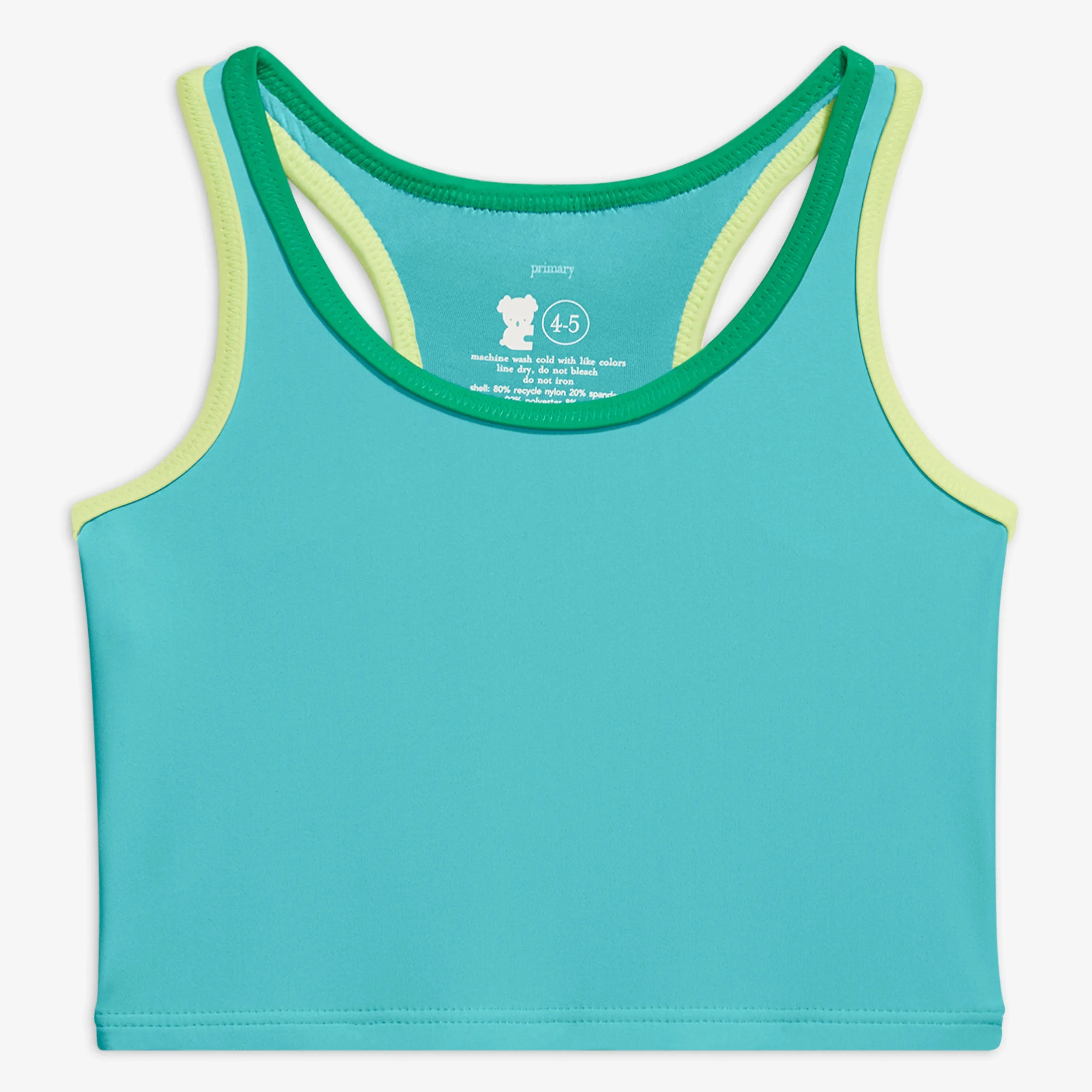 Clearance tipped swim top