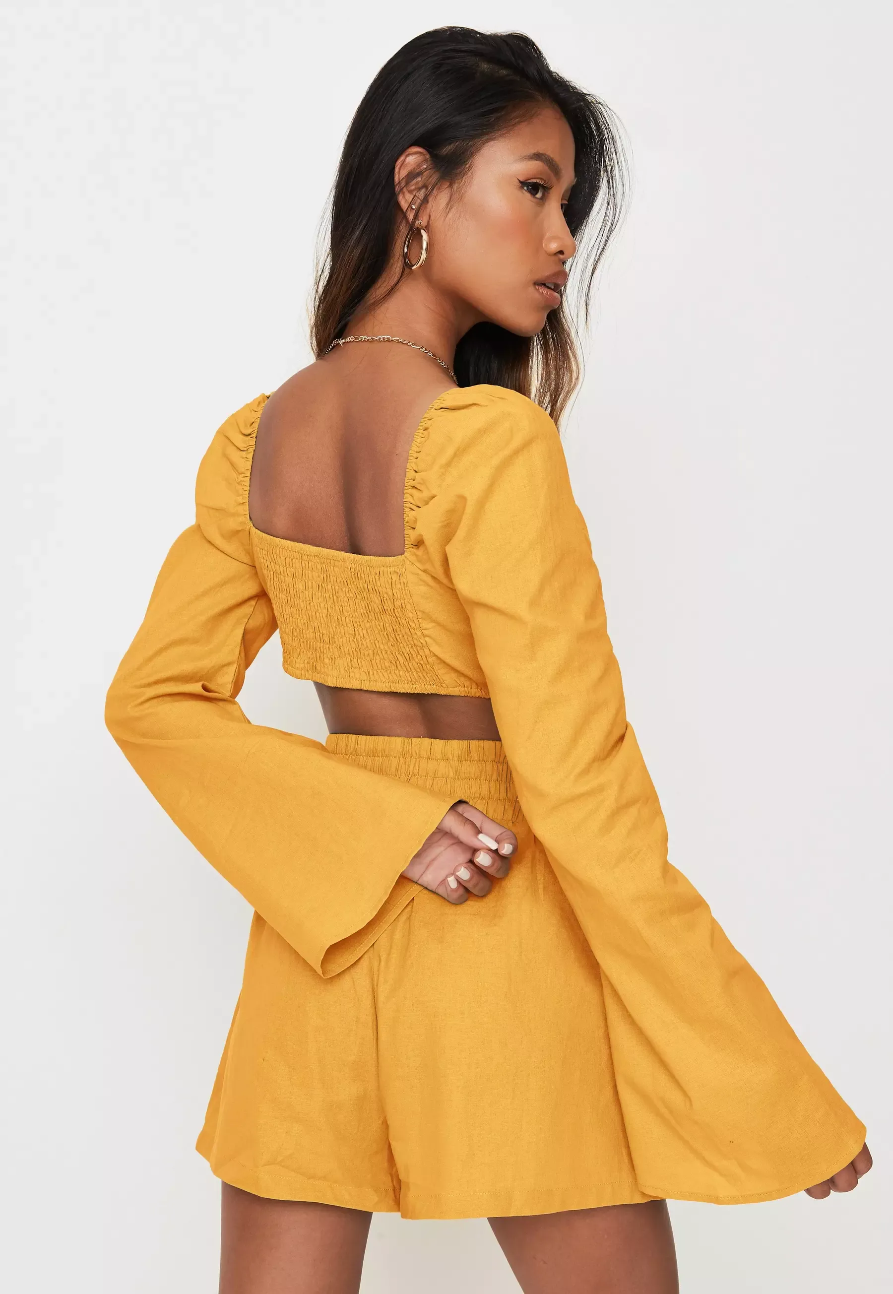 Cute Beachy Yellow Coord Set