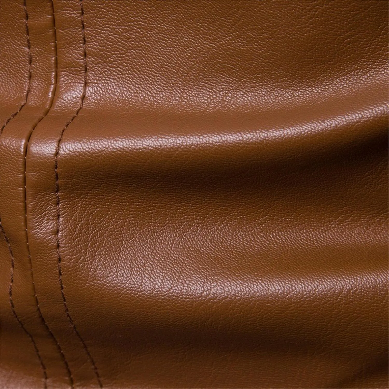 DGHM-JLMY Men's Suit Collar Fashion Pu Leather Jacket Casual 2 Button Slim Faux Leather Blazer Business Leather Sport Coat