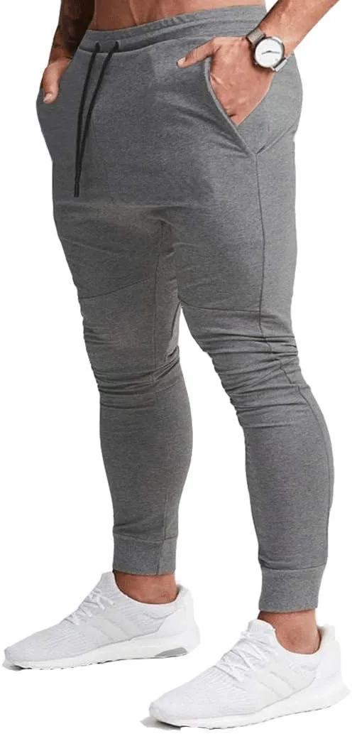 EVERWORTH Men's Joggers Sweatpants Men's Slim Jogger Pants Tapered Gym Running Workout Pant with Deep Pockets
