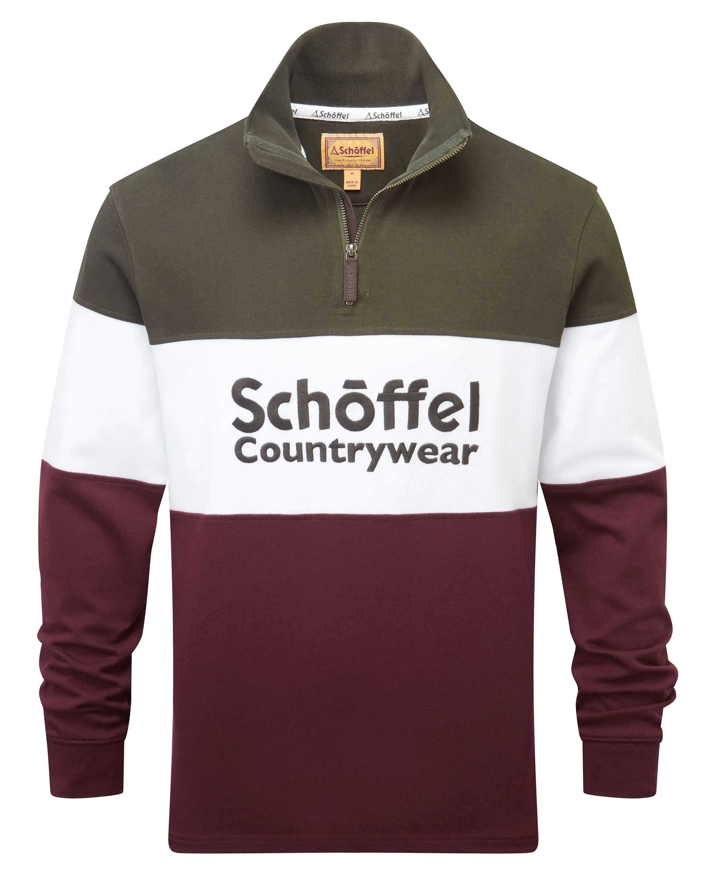 Exeter Heritage 1/4 Zip - Wine