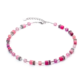 GeoCUBE® Iconic necklace Viva Magenta