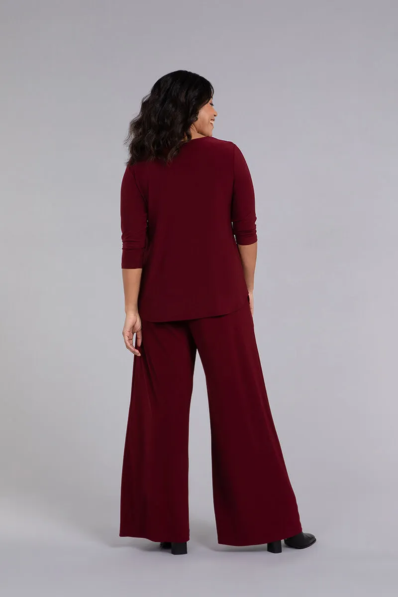 Go To Classic T-shirt Relax 3/4 Sleeve | Bloodstone