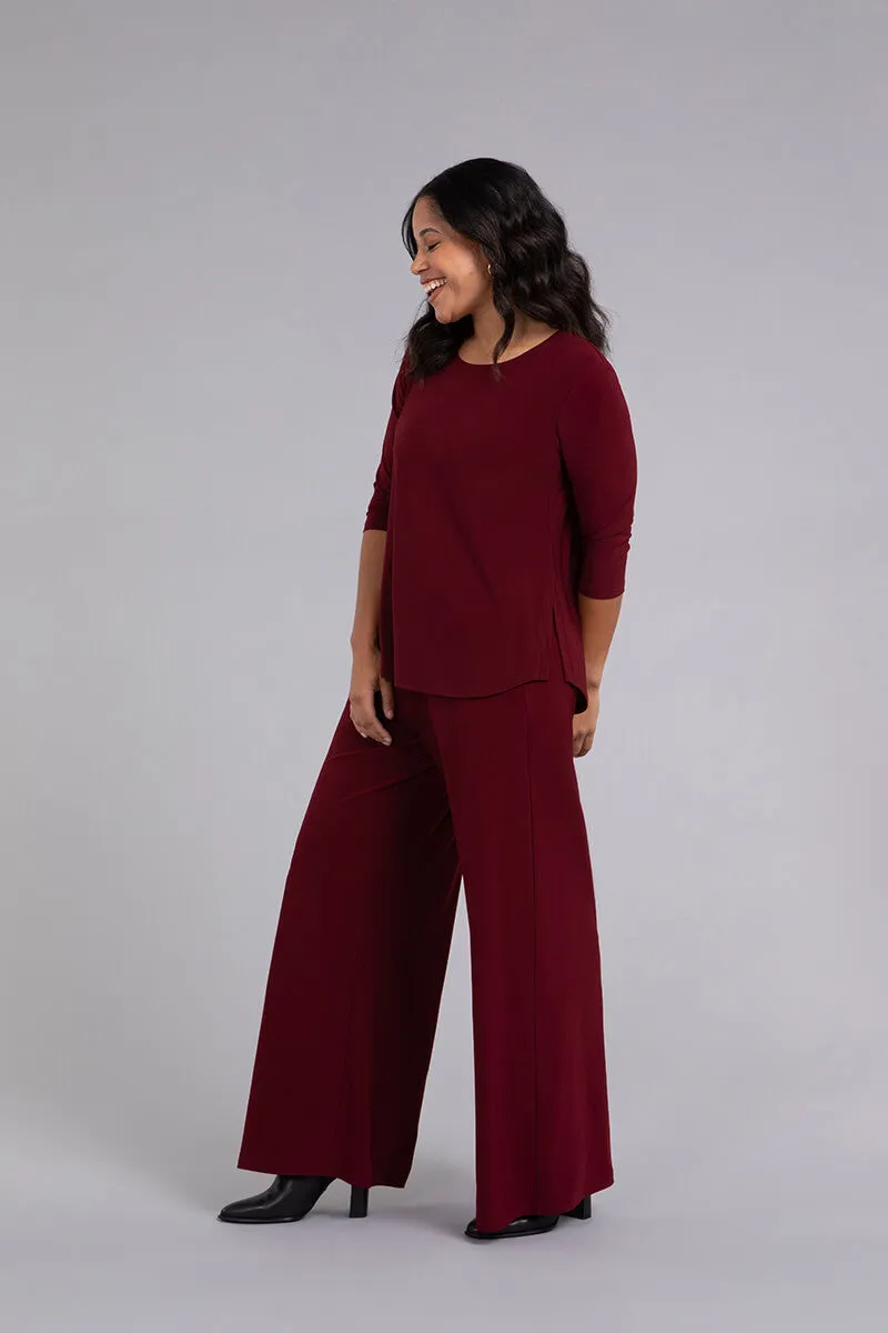 Go To Classic T-shirt Relax 3/4 Sleeve | Bloodstone