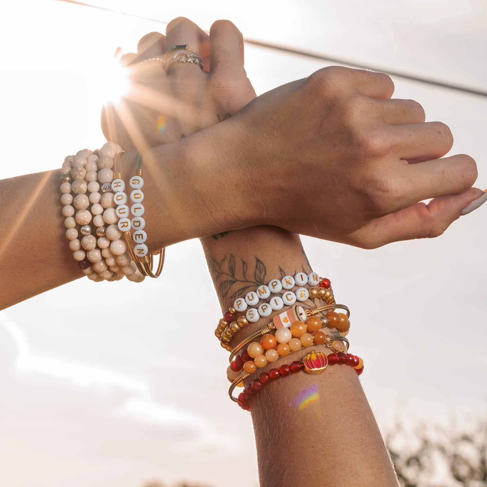 Golden Maple Stretch Bracelet