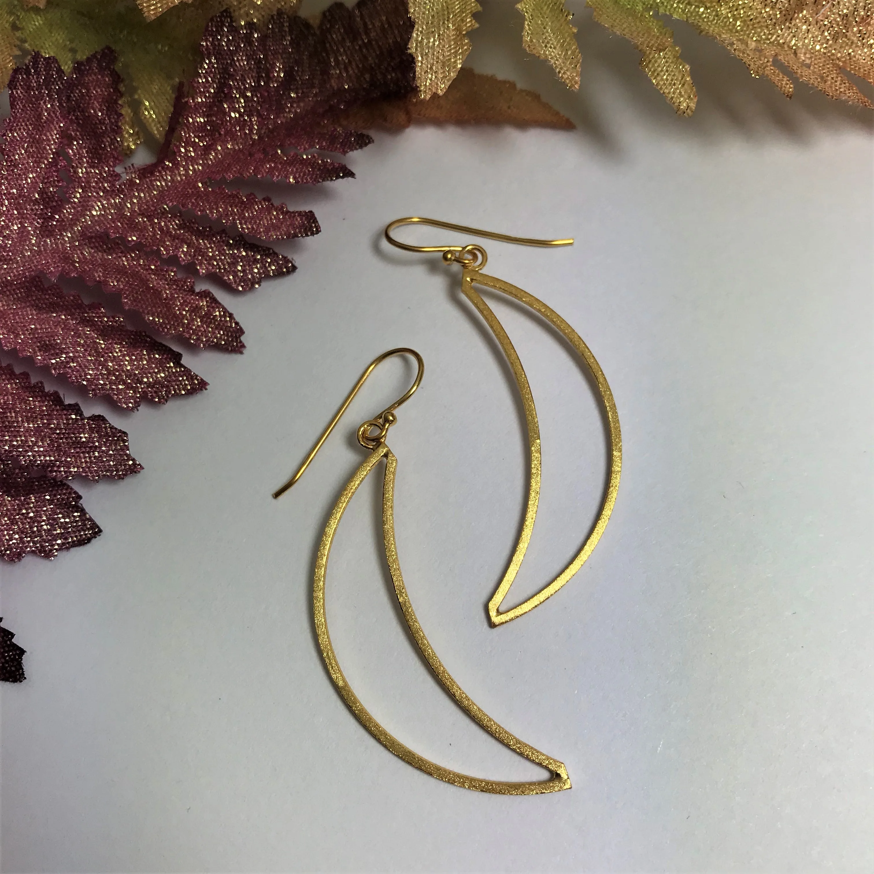 Golden Moon Earrings - VE368