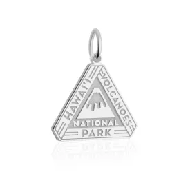 Hawaii Volcanoes National Park Charm, Silver